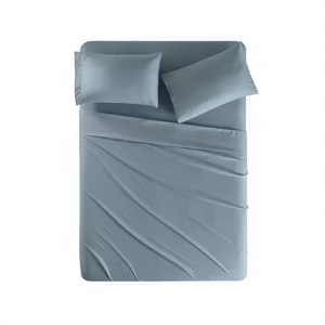 Set di Lenzuola Viasoft Queen Size Azzurro, 2000 Fili, Ipoallergenico, Biancheria da Letto per la Casa - Product Image 1