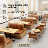 Bancs de restaurant modernes, canapés robustes, mobilier de café, bancs sur mesure, ensemble table et chaises pour hôtel