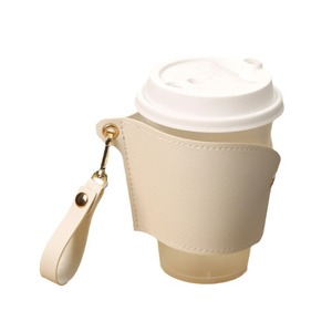 Funda creativa desmontable de cuero PU para bebidas/té con leche, estilo japonés y coreano, simple y portátil, para llevar en la mano. - Product Image 5