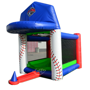 Gioco di Sport di carnevale All Star The pastella su Baseball gioco gonfiabile Batting Teeball gonfiabile in vendita - Product Image 1