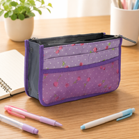 Sacs à main multifonctionnels grande capacité pour femmes, pochette, sac fourre-tout, trousse de maquillage, organiseur de sac à main avec poches
