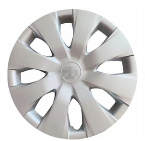 Für Corolla Radnaben-Dekorationsabdeckungen Reifenkappen Radabdeckungen Reifenhüllen 15-Zoll-Radabdeckungen PP-Kunststoff/ABS Silber - Product Image 2
