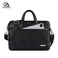 Canvasartisan En stock Porte-documents pour ordinateur portable mince et étanche Housse pour ordinateur portable en cuir PU pour Macbook Pro 2021 Chromebook