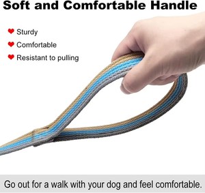 Correa Antiahogo para Perros de 10 Pies / 15 Pies / 20 Pies, Correa de Entrenamiento Larga, Gruesa y Suave de 1 Pulgada de Ancho para Perros Pequeños, Medianos y Grandes - Product Image 2