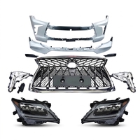 Kit carrosserie 2008-2015 pour LEXUS LX570, mise à niveau 2016, phares sport, kit carrosserie avant, pare-chocs, calandre, phare, feu antibrouillard, pièces de voiture
