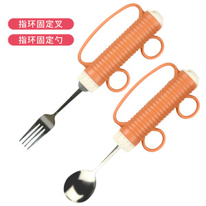 Elderly Assistive Dining Utensils, Adaptive Chopsticks, Spoon, Fork, Spill-Proof Bowl & Plate, Care Cup - Product Image 2