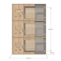 Meuble de Luxe en Bois pour Chat d'Intérieur, Cage, Armoire, Villa pour Animaux de Compagnie