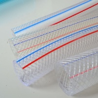 Tuyau en plastique renforcé de fibre de PVC clair anti UV