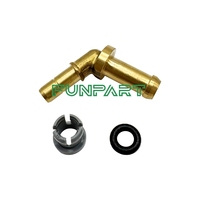 Kit de tuyaux en cuivre pour pompe à eau C2Z28467 C2Z28258 LR049989 LR049990 pour Land Rover Jaguar 3.0 Essence 5.0 Essence AJ126 AJ133