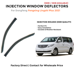 Déflecteurs de fenêtre latérale pare-pluie pour Toyota Cruiser 2019-2020 accessoires auto - Product Image 2