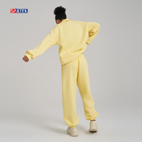 Vêtements de créateur Marques célèbres Ensembles de luxe pour femmes avec logo brodé sur mesure Sweat-shirt à demi-fermeture éclair et pantalon de jogging Ensemble pour femmes