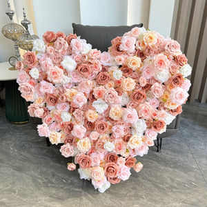 Muro de Flores en Forma de Corazón de Seda al por Mayor, Marca Jinzhuang, Fondo de Boda y Decoración de Techo, Arco de Corazón - Product Image 5
