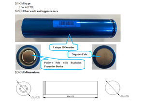 40175L 3.2V 25Ah LiFePO4 pil 40175L 3.2V 25Ah şarj edilebilir pil 40175 3.2V 25Ah lityum demir fosfat pil - Product Image 4