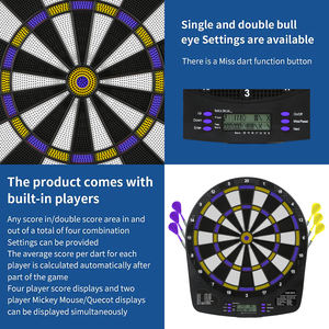 Jeu de fléchettes personnalisé 13.5 pouces XO <span class=keywords><strong>Cricket</strong></span> Display 32 Jeux Jeu de fléchettes <span class=keywords><strong>électronique</strong></span> de bonne qualité avec écran LCD - Product Image 3