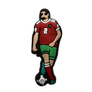 Offre Spéciale : Breloques Croc Thème Football Sportif, Accessoires de Décoration DIY pour Sabots, Fournitures de Boucles de Chaussures Cartoon - Product Image 6