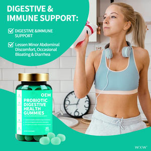 Gummies Probiotiques Digestives à l'Inuline en Gros – Formule Personnalisée pour Améliorer l'Activité des Enzymes Digestives - Product Image 2