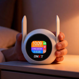 Módem Wi-Fi DNXT 4G con Tarjeta <span class=keywords><strong>SIM</strong></span>, Router Wi-Fi Universal 4G con USB Tipo-C, WAN/LAN, Pantalla LCD, 5V-1A para Uso en Oficina - Product Image 1