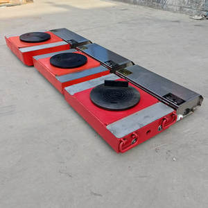 12 Ton Machinery Mover Roller <span class=keywords><strong>Dolly</strong></span> Skate 360 Placa superior giratoria Maquinaria Patín móvil Roller Tank Trolley - Product Image 4