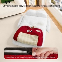 Nouveau lit pour chien en coton PP, vente en gros transfrontalière, adapté à toutes les saisons, amovible, lavable, coussin de couchage épaissi pour Noël, canapé pour chat