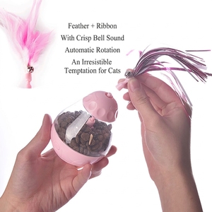ODM/OEM Haustier-Spielzeug <span class=keywords><strong>Labyrinth</strong></span> Slow Feeder Feder-Tumbler Katzenspielzeug Einstellbare Futterausgabe Interaktives Spielzeug für Katzenfütterung und -beschäftigung - Product Image 3