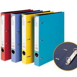 Xi Peptide A4 D-Type Binder With <b>Quick</b> <b>Release</b> Clips Red Office Supplies Document Organizer - Product Image 3