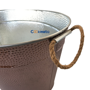 Sơn Kim Loại Hình Bầu Dục Bia Ice Tin Xô Với Xử Lý Nhà Cung Cấp Trung Quốc Bar Phụ Kiện - Product Image 4