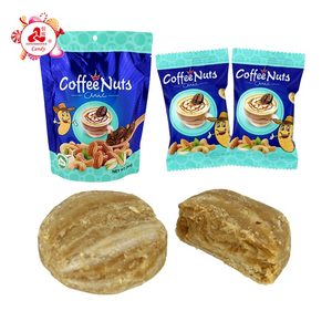 Noix croustillantes aromatisées au café en sachet <span class=keywords><strong>de</strong></span> 250 g, bonbons aux cacahuètes avec garniture <span class=keywords><strong>de</strong></span> noix <span class=keywords><strong>de</strong></span> cajou/pistache/amande - Product Image 1