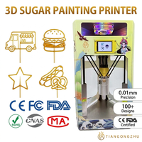 Impresora 3D Profesional de Chocolate con IA, Tecnología FDM de Alta Velocidad, Robot para Dibujar Dulces para Parques de Atracciones y Eventos en Centros Comerciales