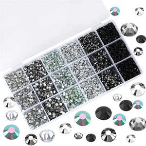 Strass en vrac pour projets d'artisanat Pierres de cristal plates pour la décoration - Product Image 6