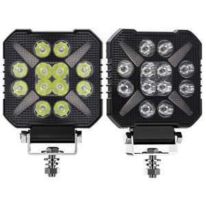 Vente en gros de phares de travail LED de 4 pouces 12-80V, étanches, avec éclairage spot LED DRL, phares de conduite pour moto, camion, SUV, tout-terrain - Product Image 3