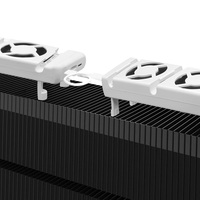 Ventilateur de radiateur intelligent 5 pales Heatfan, magnétique, connectable en série, pour convecteur de chauffage central, avec contrôle de vitesse et de confort, et fonction de surchauffe