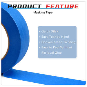 רב-שימוש מיסוך קרפ נייר ציור דבק 14 ימים <span class=keywords><strong>UV</strong></span> עמיד כחול ציירים קלטת - Product Image 2