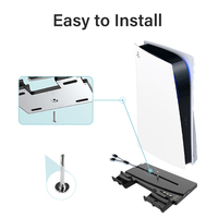 OVIO Original Multifunktionale Duale Controller-Ladestation für PlayStation 5 PS5 Konsole mit LED und 4 Adaptern