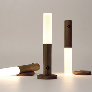 <span class=keywords><strong>Sensor</strong></span> de luz recargable para el hogar, iluminación nocturna LED inteligente, lámpara de pared de inducción de cuerpo humano simple moderna - Product Image 2