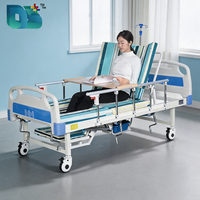 Elevación Trasera 0-75 °   Elevador de Piernas 0-30 °   Fall Legs 45 °   Cama de Hospital Manual Ajustable con 5 Funciones y 4 Manivelas