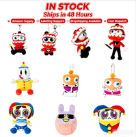 Vente en gros du superbe peluche numérique Circus Soft Plush, Kaine Pomni Extra Large Jumbo Jax Pillow Doll avec Velboa de haute qualité pour Noël
