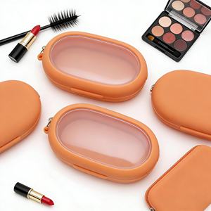 Bolsa de Maquillaje de Silicona con Logotipo Personalizado de Alta Calidad, Bolsa de Almacenamiento de Viaje Impermeable Grande con Cierre, Bolsa de Cosméticos para Exteriores - Product Image 6