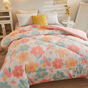 Tùy chỉnh chất lượng cao ấm áp và thoải mái xuống lông Comforter xuống Quilted Comforter thời trang in giường xuống Comforter - Product Image 5