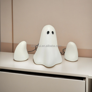 เทศกาลผี โคมไฟผีสีขาวสำหรับตกแต่งบรรยากาศปาร์ตี้ฮาโลวีน - Product Image 4
