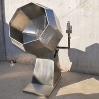 Mélangeur à tambour pour popcorn au caramel, pour poulet domestique, 5 kg, broyeur à poulet, pulvérisateur, tambour à cacahuètes, machine à assaisonnement