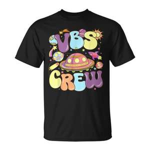 Camiseta Premium Promocional VBS Crew Stellar 2024 para la Escuela Bíblica de Vacaciones - Product Image 1