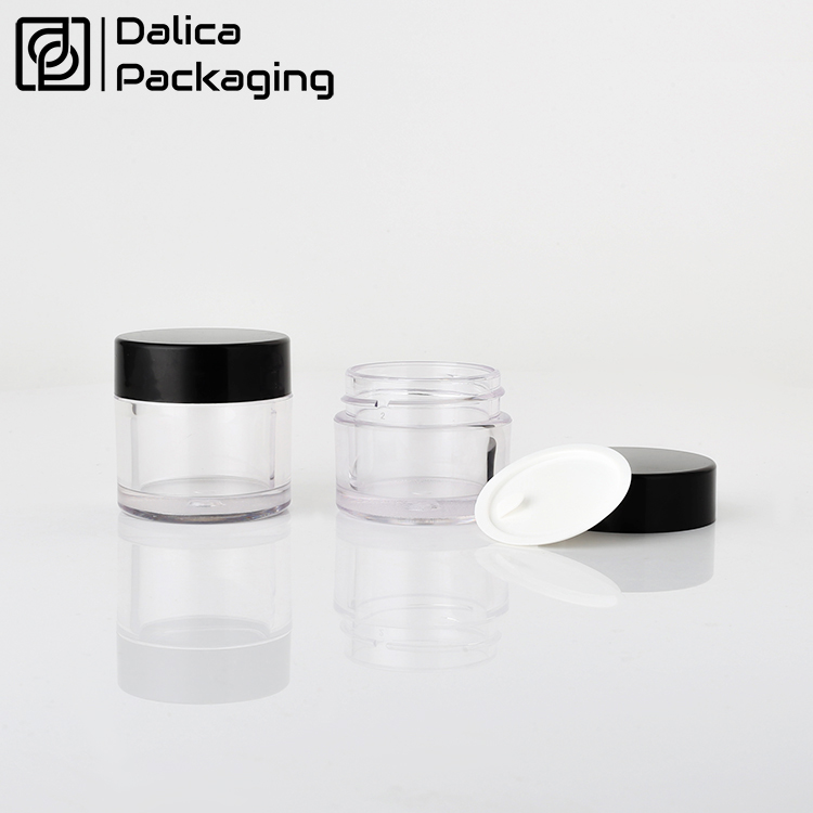 PETG 20g Empty Plastic Cosmetic Containers Lip Balm Eyeshadow With Sealing Disc