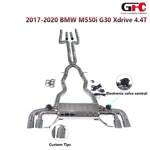 Valvetronic Auspuffanlage für 2017-2023 BMW <span class=keywords><strong>M550</strong></span> <span class=keywords><strong>G30</strong></span> 4.4T 304 Edelstahl Catback Schalldämpfer - Product Image 1
