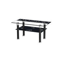 Table basse en verre moderne pour salon, idéale pour la vente en gros