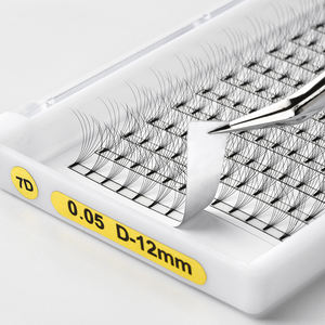 Nouvelle marque privée 2D 3D 4D 5D 6D 7D 8D 10D ventilateurs préfabriqués cils Volume russe Extension de cils - Product Image 3