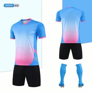 Uniforme de Fútbol de Talla Grande para Entrenamiento Deportivo, Manga Corta, Ropa de Equipo, Gran Oferta, Rojo, 100% Poliéster, Secado Rápido, Transpirable - Product Image 3
