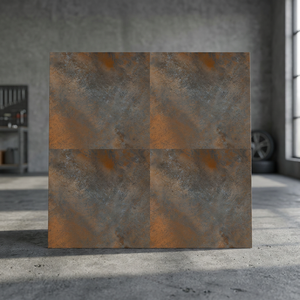 Carreaux de sol en porcelaine émaillée numérique HD beige 40x40cm, résistants, pour extérieur, immeubles de bureaux - Product Image 6
