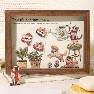 Confezione da 30 Fogli della Serie Wangmiao Wardrobe, Adesivi Rigidi in Finta Pelliccia <span class=keywords><strong>per</strong></span> Decorazione Bullet Journal - Product Image 4