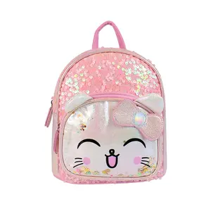 2024 Hot Sale Wholesale Cute Cartoon School Bag Animal Plush Backpack Children Kids Backpack