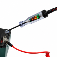 Testeur de circuit automobile 6V 12V 24V, testeur de tension, emballage en carton kraft, outil de test électrique de continuité